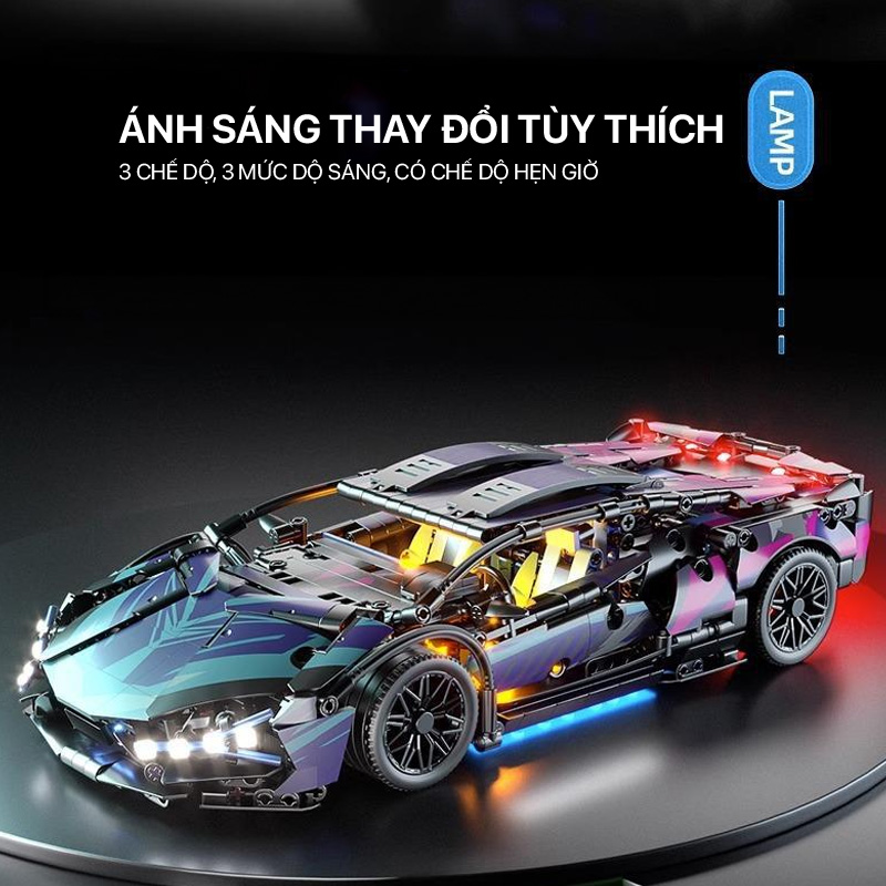 Mô hình lắp ghép - Cyberpunk Lam 67128 3 mo hinh lap ghep cyberpunk 67128 03